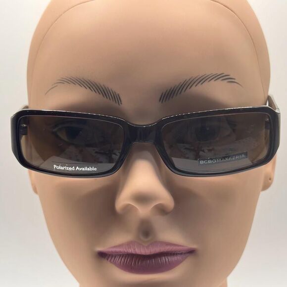 NOS Vintage Y2K Designer Sunglasses | BCBG Max Azria | Gotham | Chunky Rectangle main image 5
